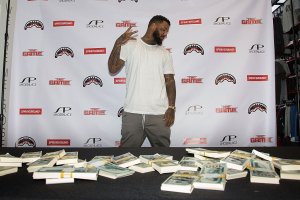 The Game x Sprayground Collaboration Signing At Shoe Palace