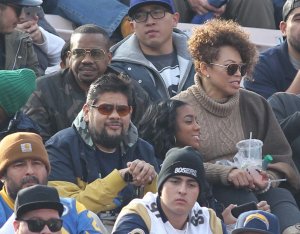 Celebrity sightings at the Rams game
