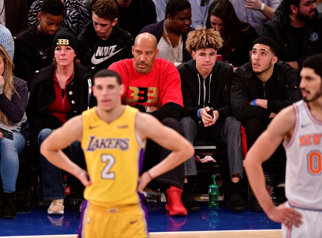 Celebrities Attend The New York Knicks Vs Los Angeles Lakers Game