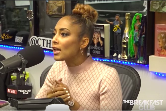 Amanda Seales Breakfast Club Shot