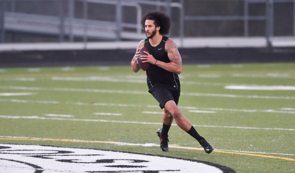 NFL FOOTBALL: NOV 16 Colin Kaepernick Workout Drills