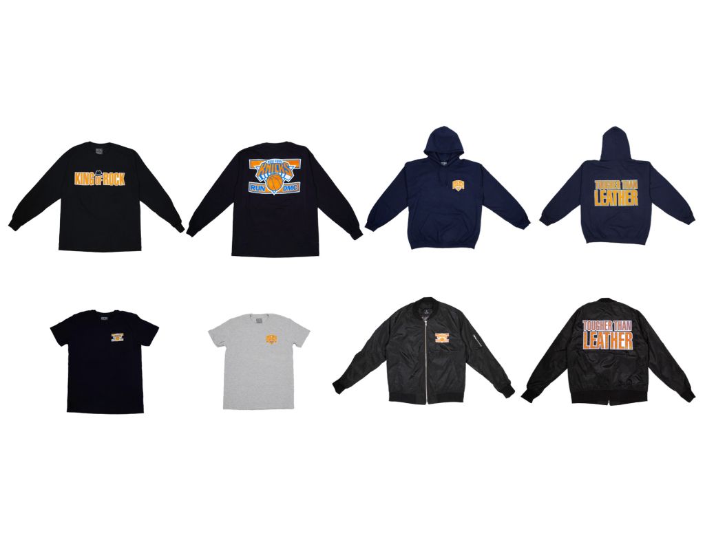 Run-DMC x NY Knicks merch