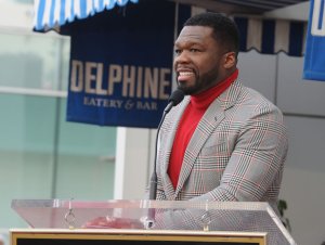 Curtis "50 Cent" Jackson is honored with a star on the Hollywood Walk of Fame