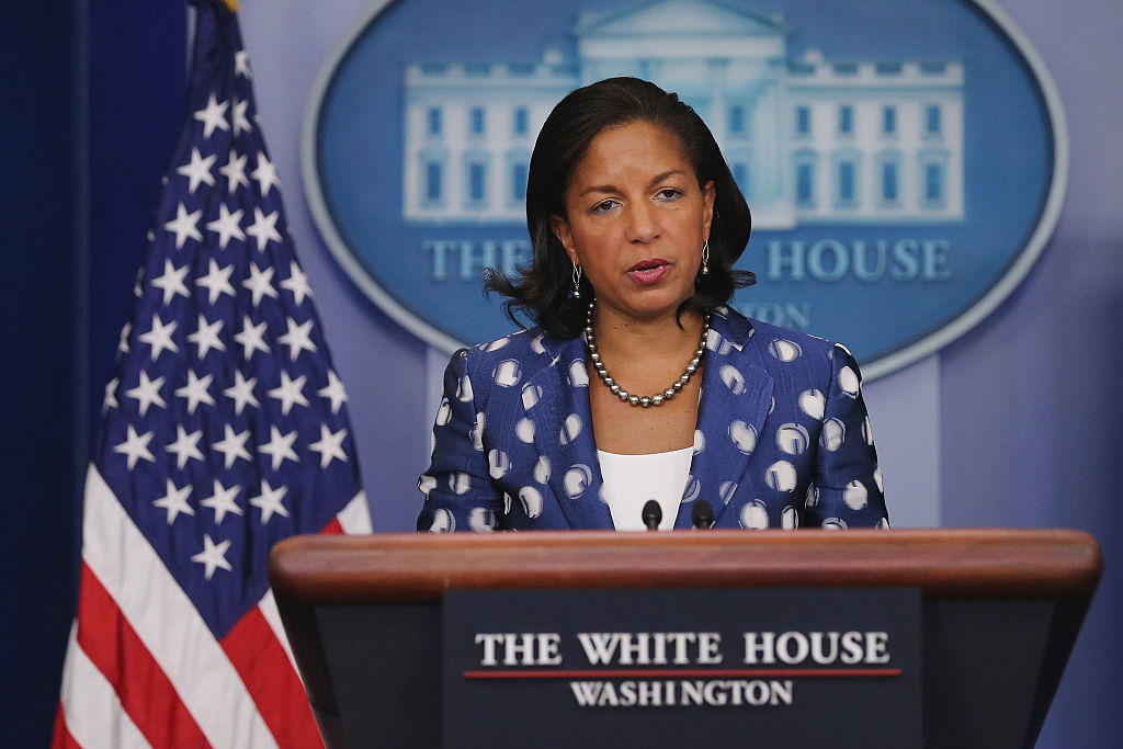 White House National Security Advisor Susan Rice Briefs The Media On Obama's Trip To Africa