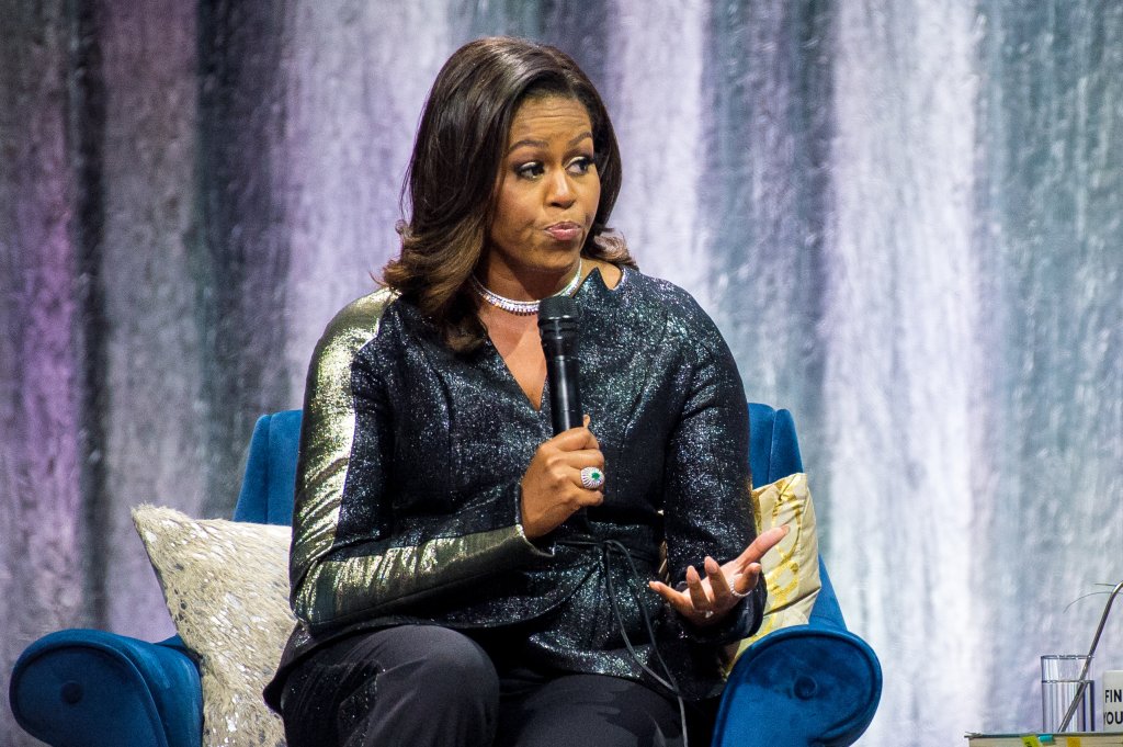 Michelle Obama attends 'Becoming' launch