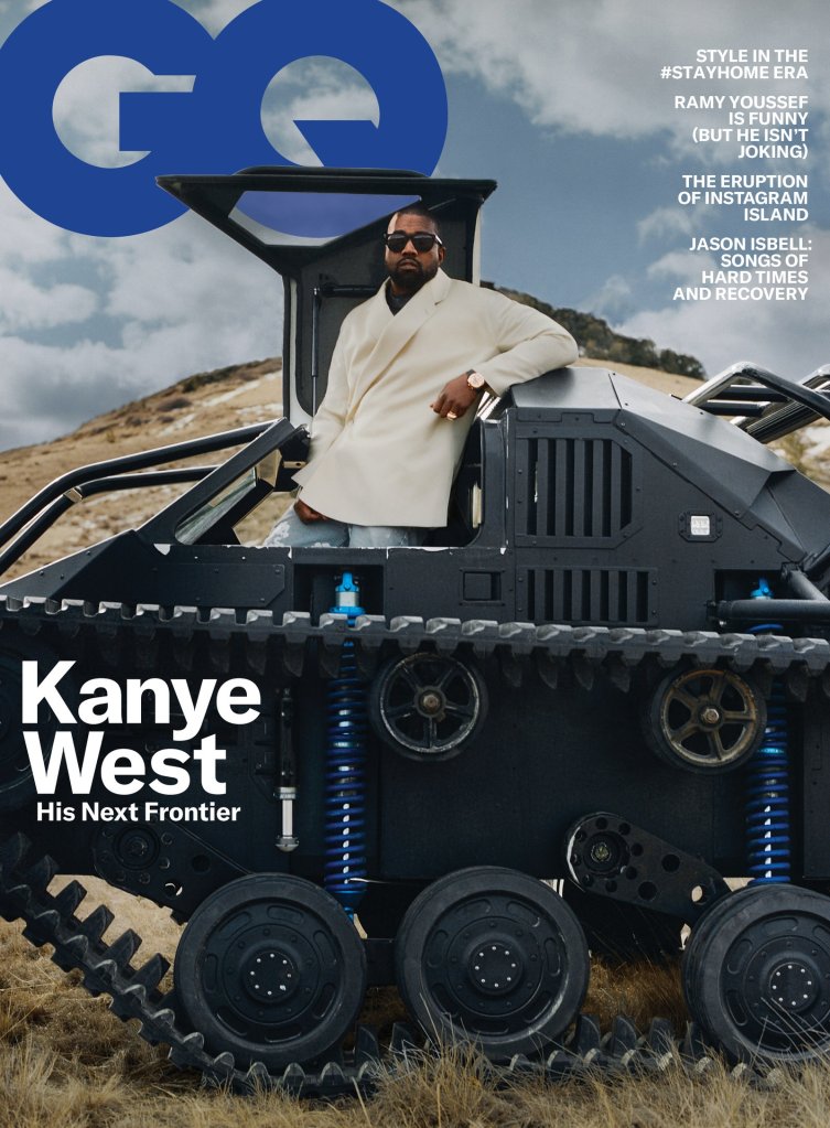Kanye West in GQ May 2020
