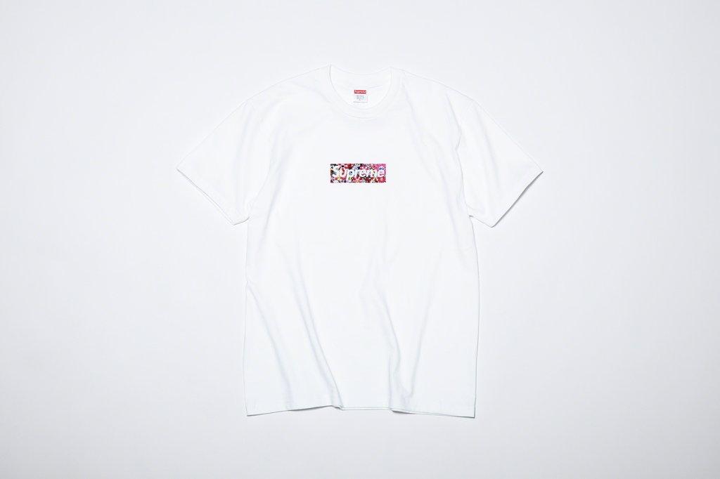 Supreme x Takashi Murakami Box Logo tee