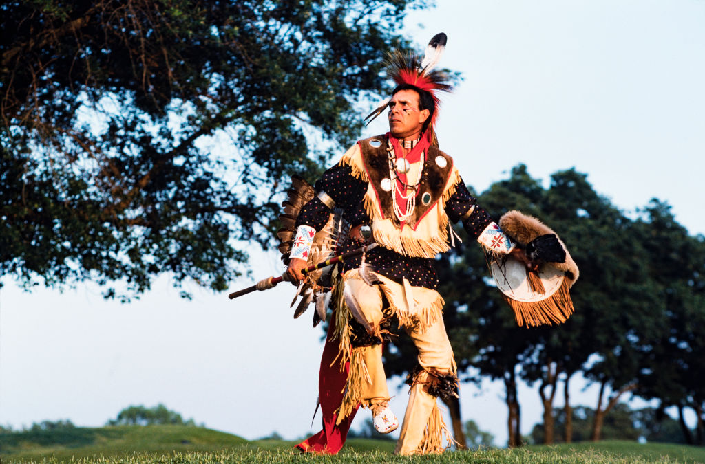 A Cherokee Dances