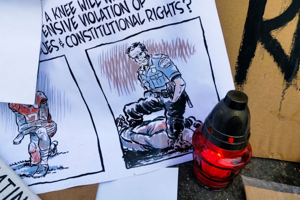 March In Memory Of George Floyd In Krakow,