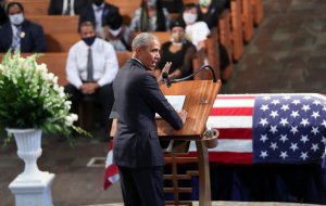 Funeral Held For Rep. John Lewis At Atlanta's Ebenezer Baptist Church