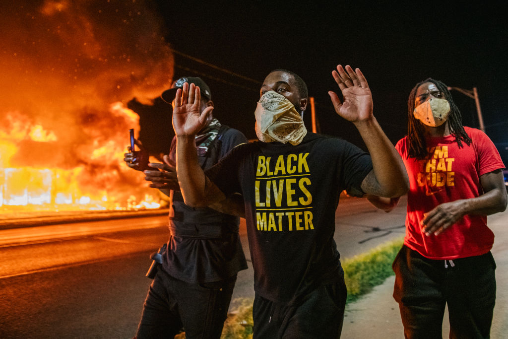 Protests Erupt After Kenosha, WI Police Shoot Black Man 7 Times In The Back