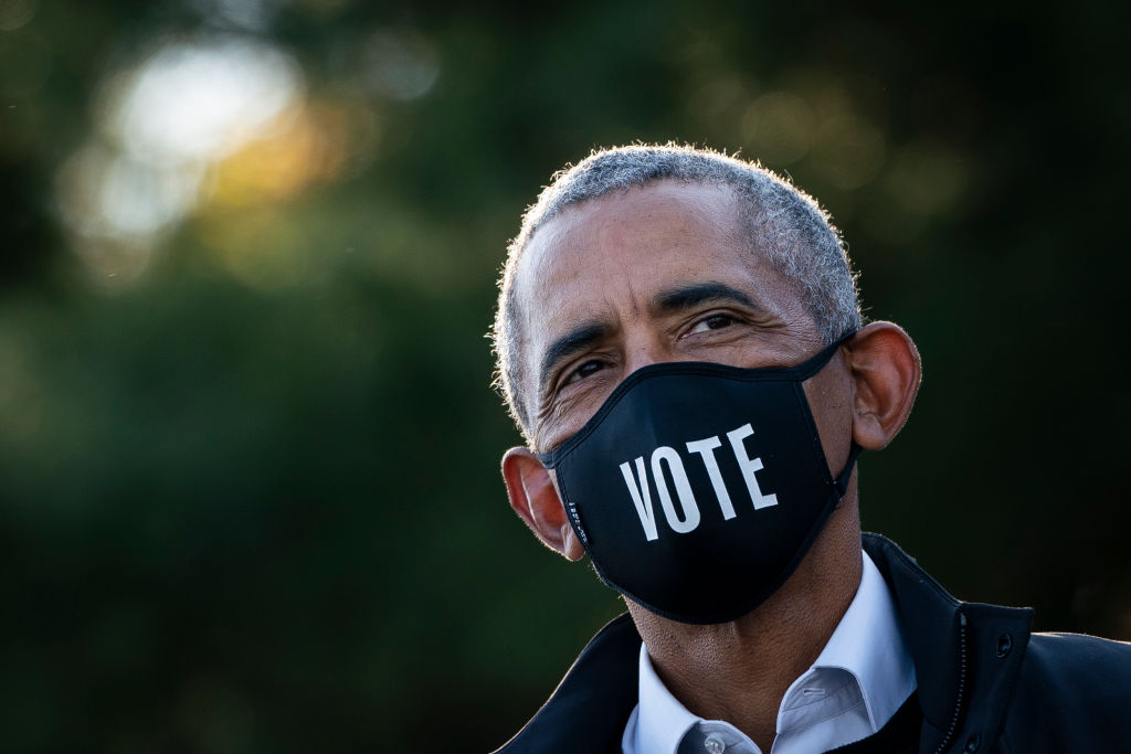 Barack Obama Campaigns With Joe Biden In Michigan 3 Days Ahead Of Election