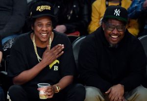 Celebrities At The Los Angeles Lakers Game
