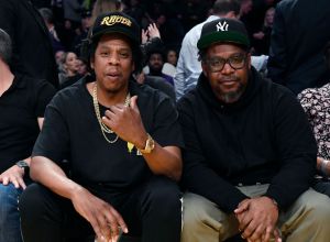 Celebrities At The Los Angeles Lakers Game