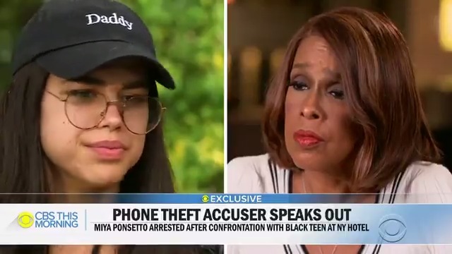 Miya Ponsetto Gets Snappy With Gayle King, Gets Dragged By Daddy Hat