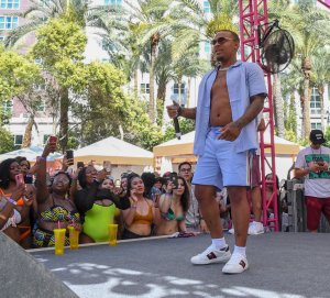 Shad "Bow Wow" Moss Performs At Flamingo Go Pool In Las Vegas