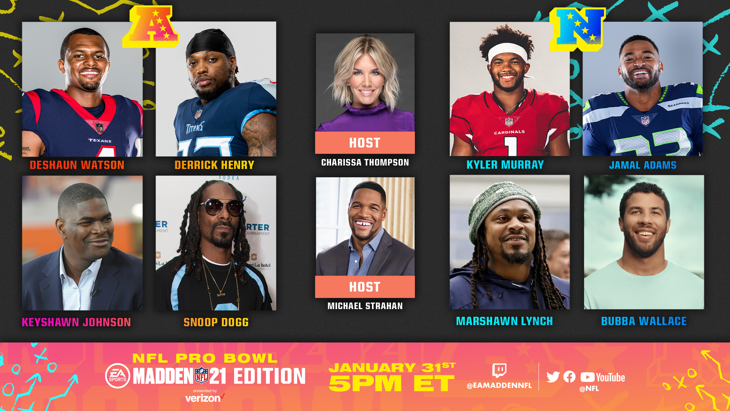 Snoop Dogg & More Headline Pro Bowl 2021: The 'Madden NFL 21' Edition 