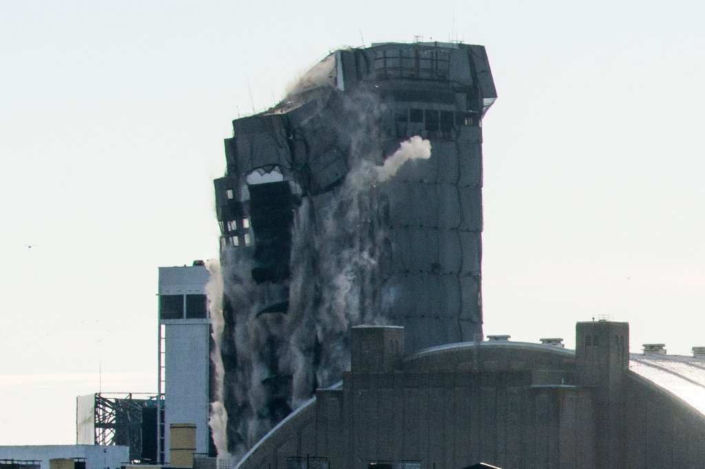 Trump Plaza In Atlantic City Imploded