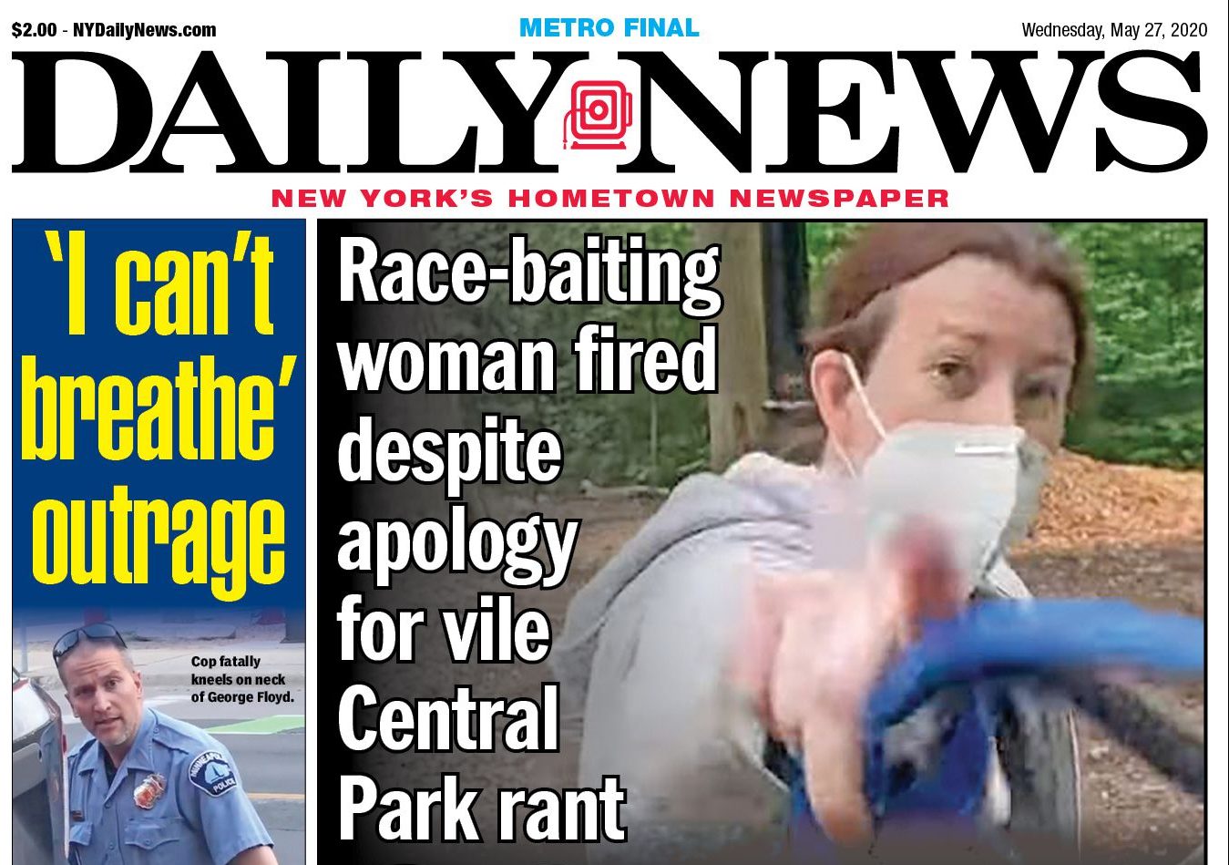 Charge Against Amy Cooper aka "Central Park Karen" Dismissed