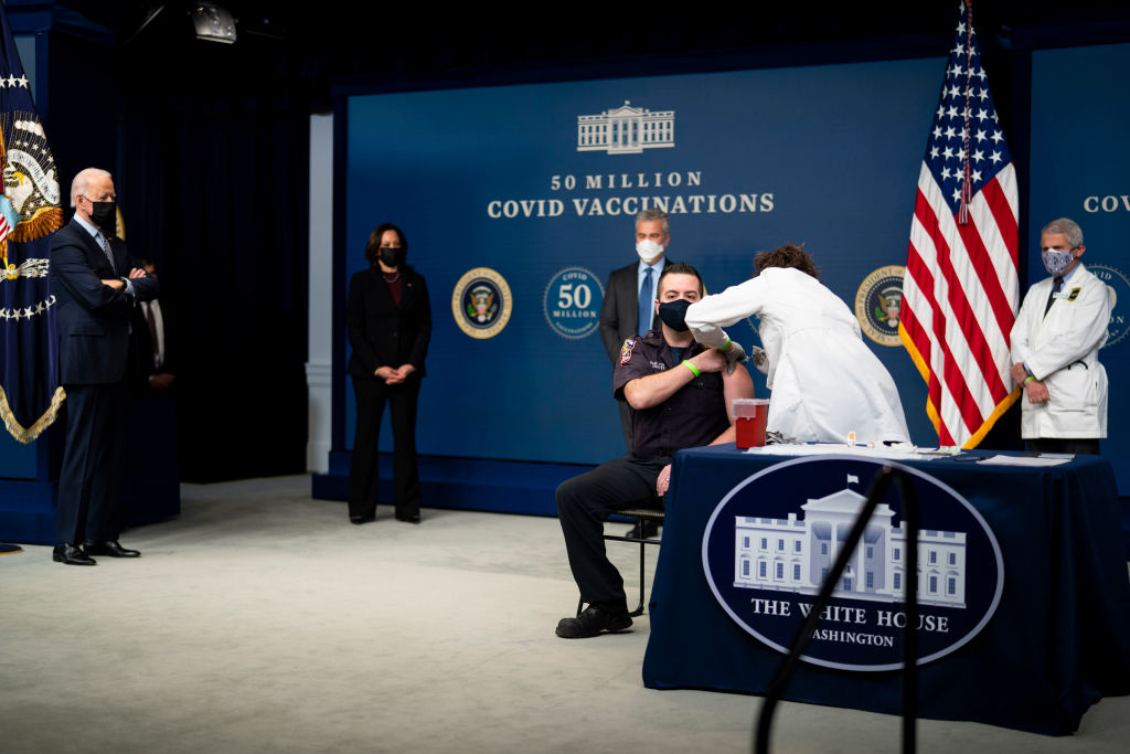 President Biden Commemorates 50 Millionth Covid-19 Vaccine Shot