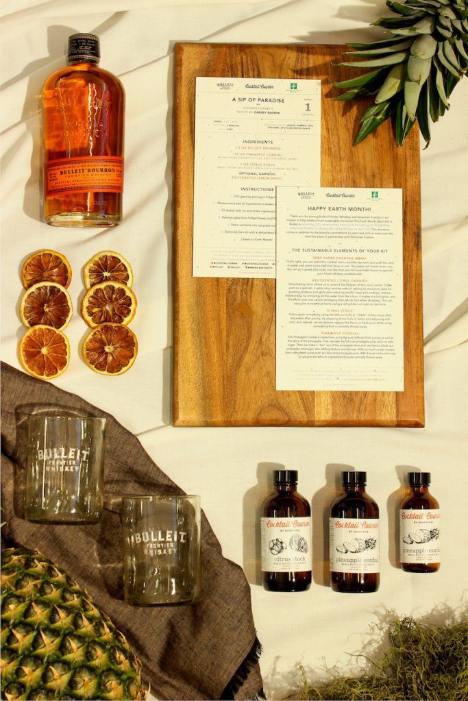 Bulleit Frontier Whiskey Earth Day Cocktail Kit