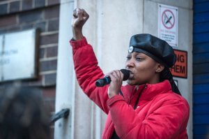BLM Protests Outside Police Station