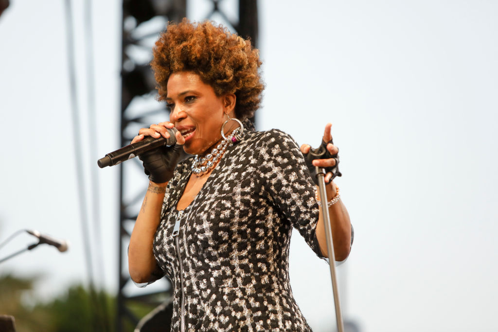 Macy Gray attending the 'Jazz a Juan' Jazz Festival.