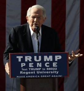 Republican Presidential Nominee Donald Trump Holds Campaign Rally At Regent University In Virginia Beach