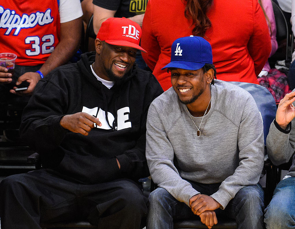 Celebrities At The Los Angeles Lakers Game