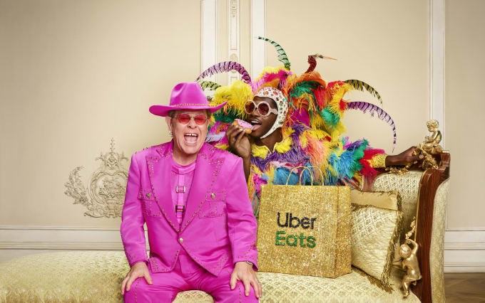 LIL NAS X & ELTON JOHN FOR UBER EATS