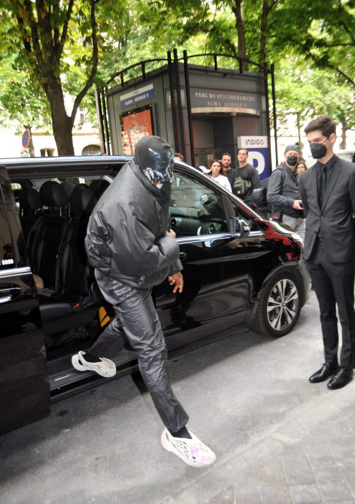 Celebs attend the Balenciaga Haute Couture in Paris, France