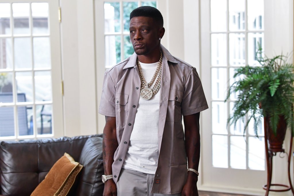 Lil Boosie on set