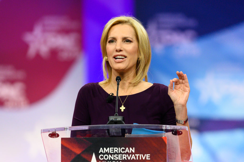 Laura Ingraham, host of The Ingraham Angle on Fox News...