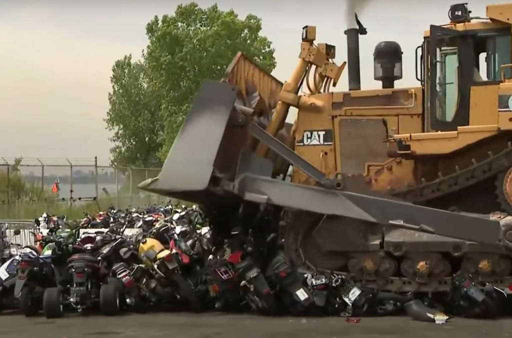 NYC Dirtbikes Destroyed