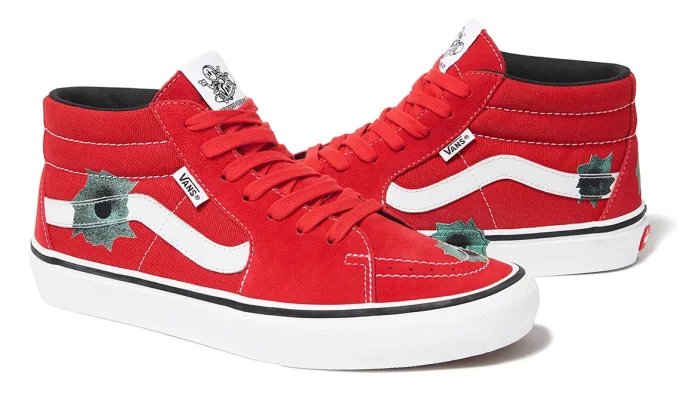 SUPREME X VANS BULLET HOLES SNEAKER
