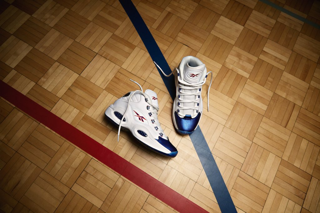 Allen Iverson Question Mid "Blue Toe"