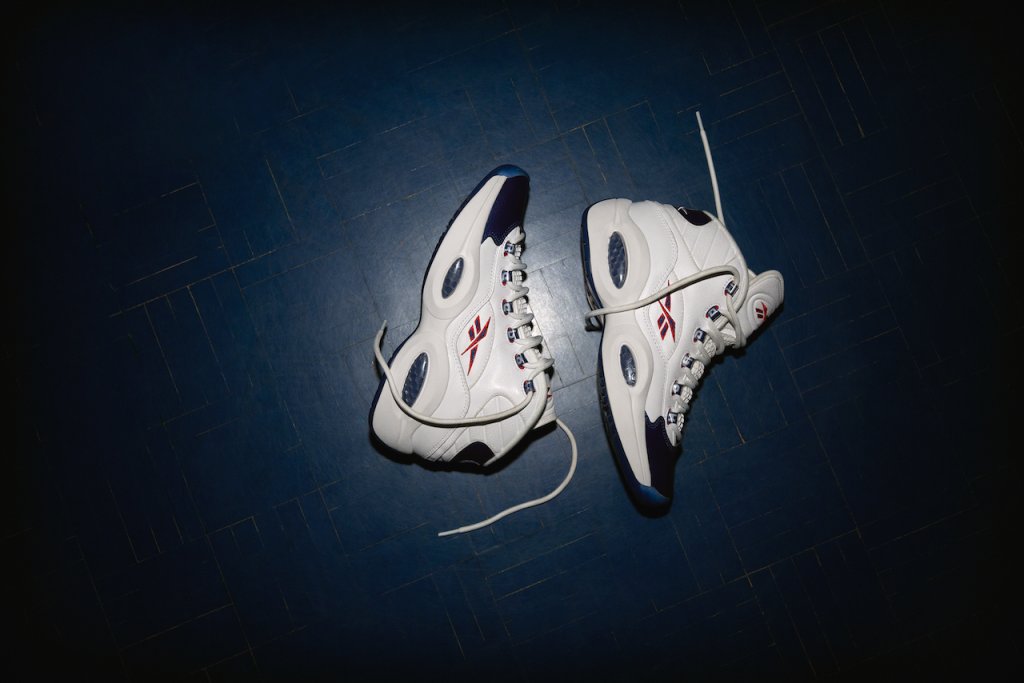 Allen Iverson Question Mid "Blue Toe"