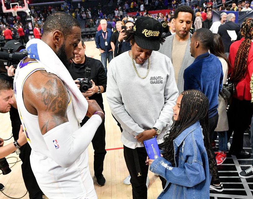 Celebrities At The Los Angeles Clippers Game