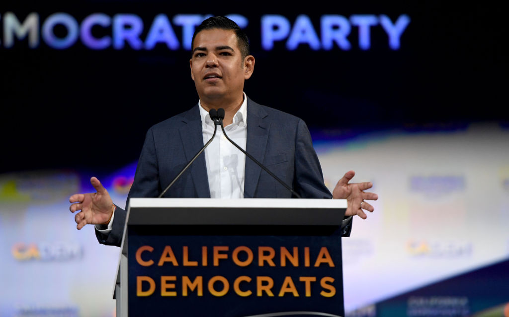 The general session of the California Democratic Party convention in Long Beach