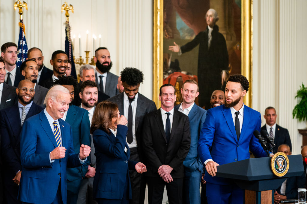 US President Joe Biden Golden State Warriors