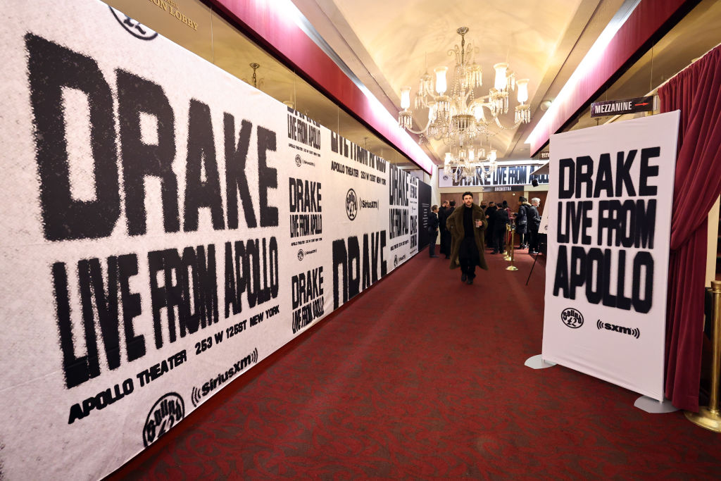Drake Live From The Apollo Theater For SiriusXM And Sound 42