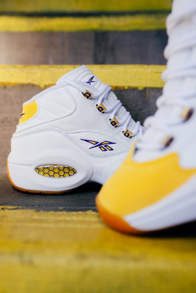 Reebok Question Mid Yellow Toe