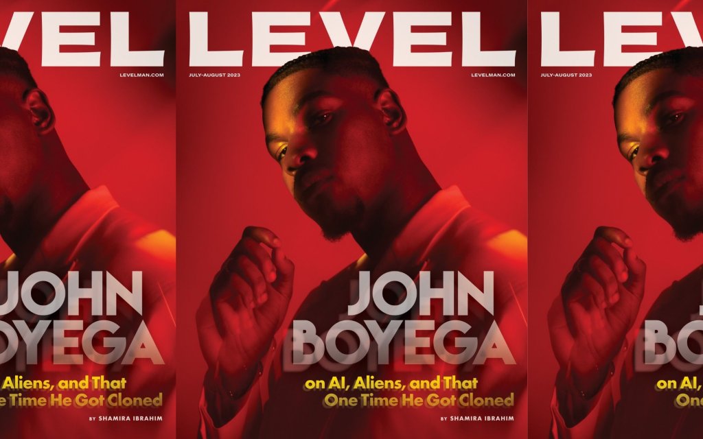 John Boyega LEVEL cover