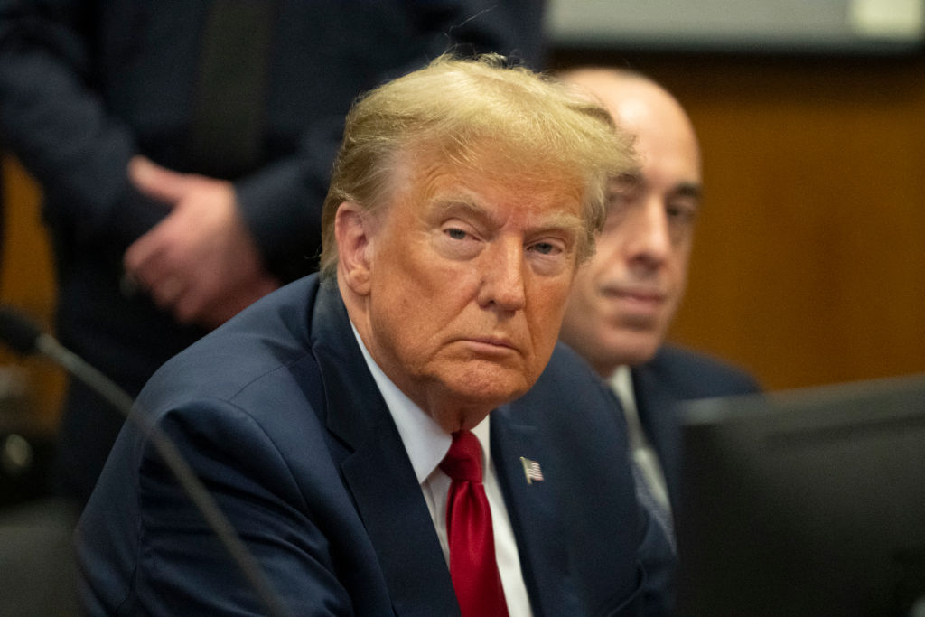 Donald Trump Attends Pre-Trial Hearing In New York Hush Money Case