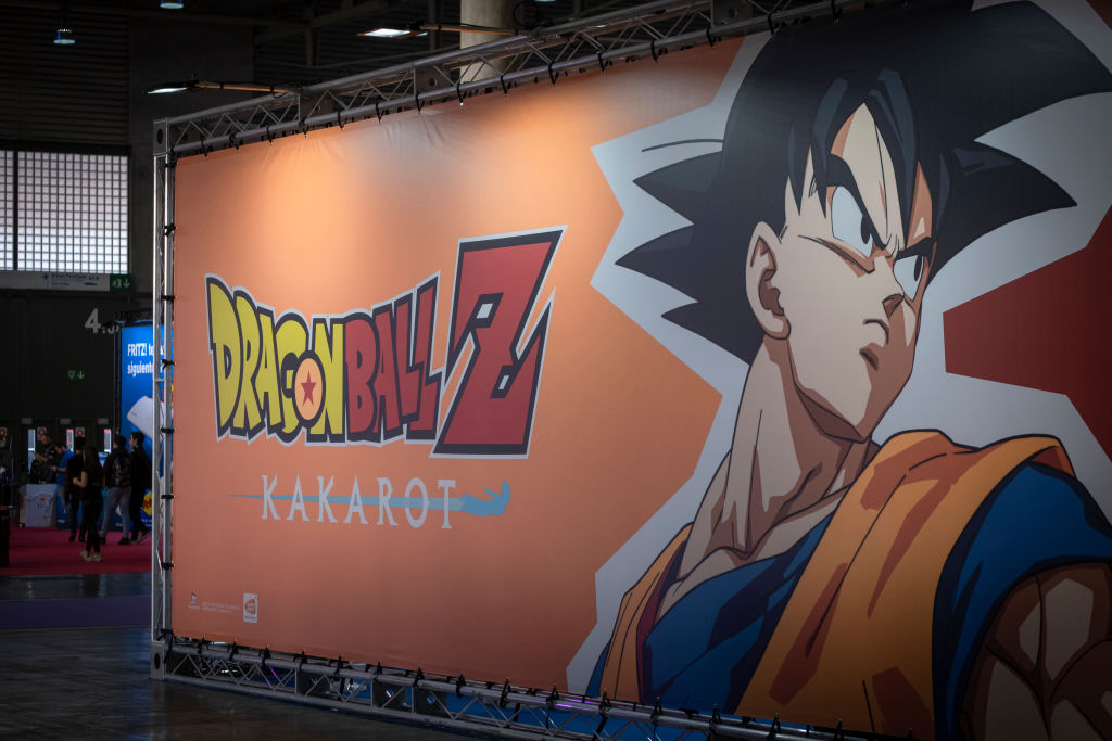 Akira Toriyama Dragon Ball Z logo and graphic portrait...