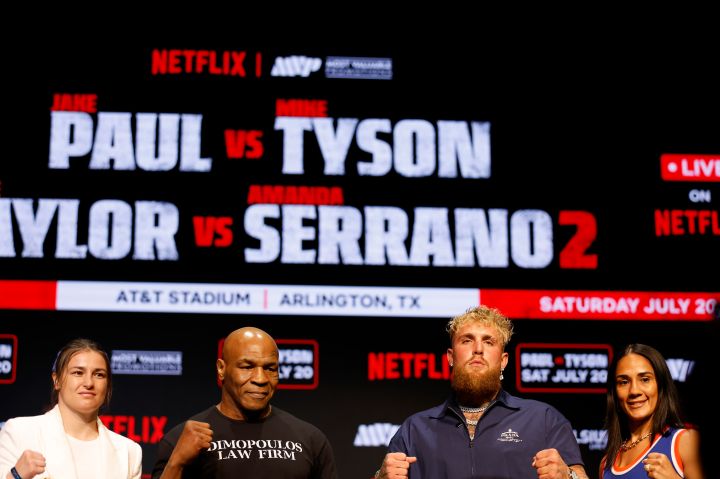Mike Tyson x Jake Paul Presser