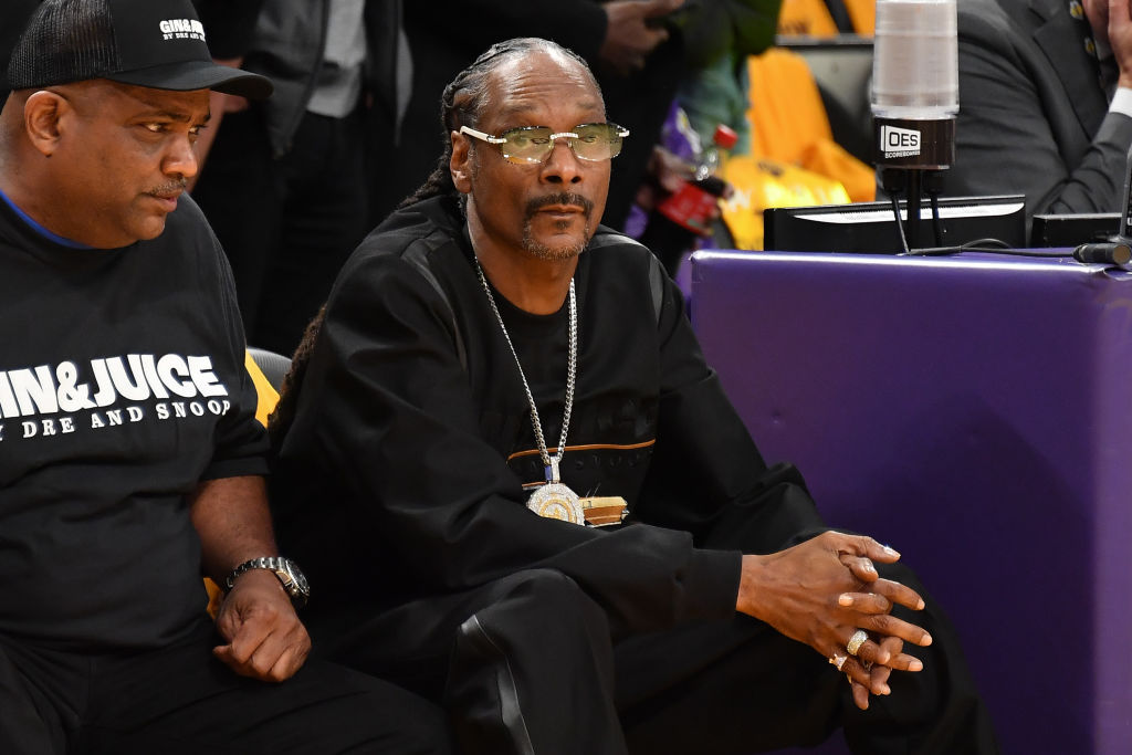 Celebrities At The Los Angeles Lakers Game
