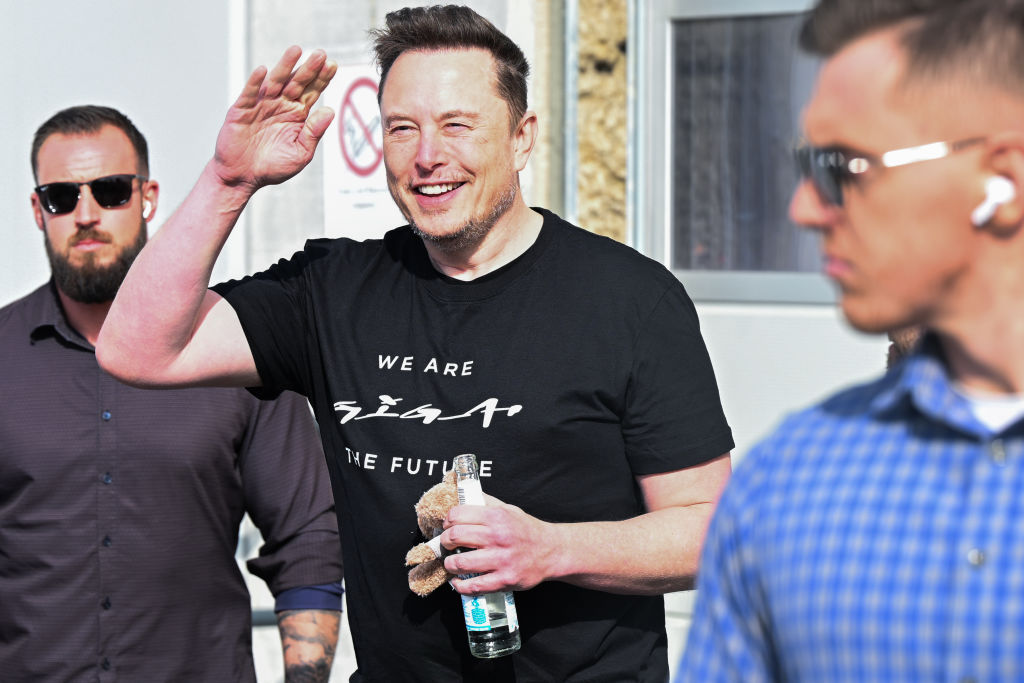 Tesla boss Musk visits factory after attack