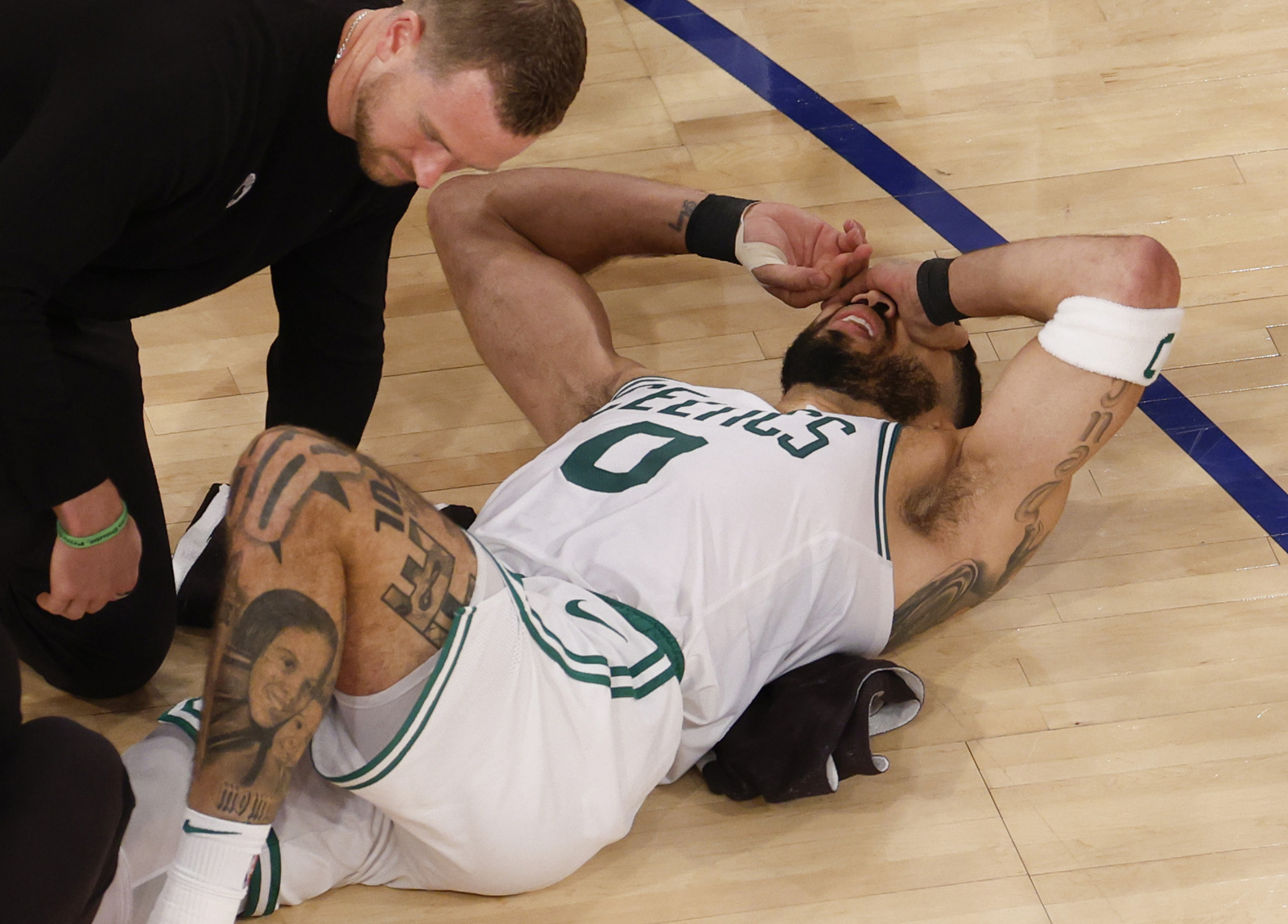 Jayson Tatum's Scary Injury Sparks Reactions