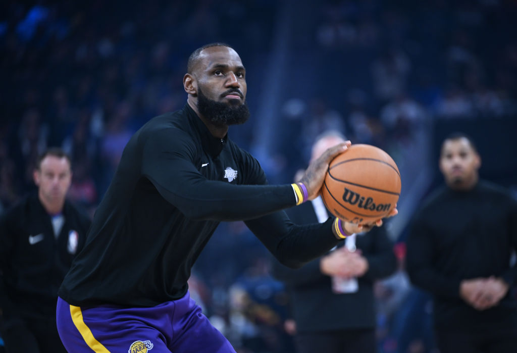 NBA : Pregame of Los Angeles Lakers vs Golden State Warriors in San Francisco